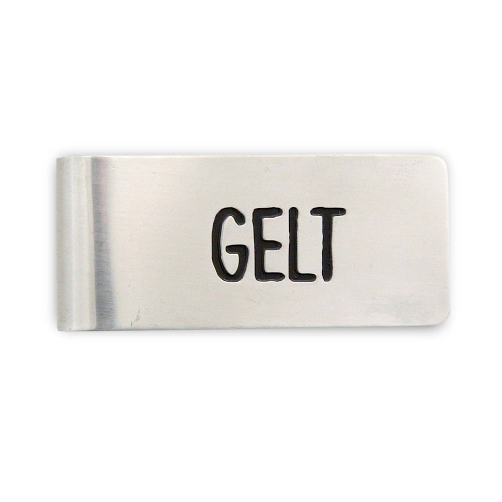 Our Name Is Mud Gelt Stainless Money Clip