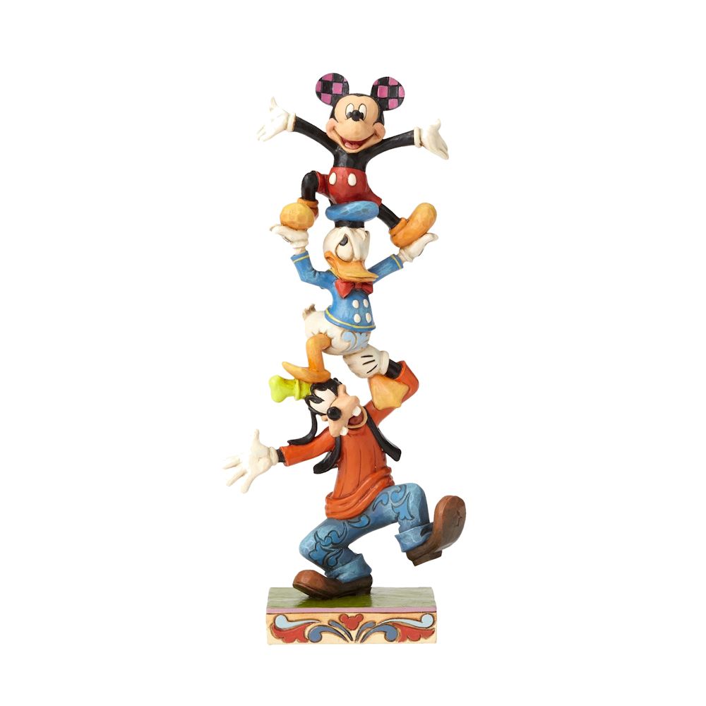 Heartwood Creek Disney Teetering Tower - Goofy, Donald and Mickey
