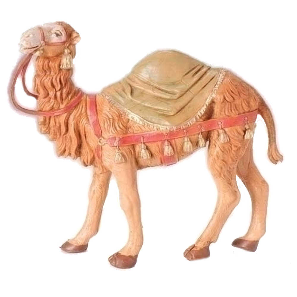 Fontanini Camel with Saddle Blanket Nativity Figurine