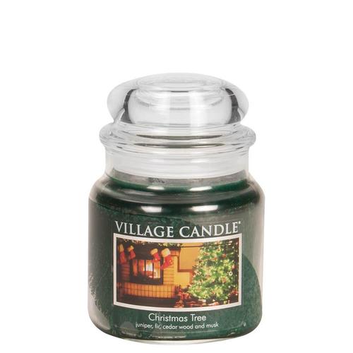 Village Candle Christmas Tree - Medium Apothecary Candle