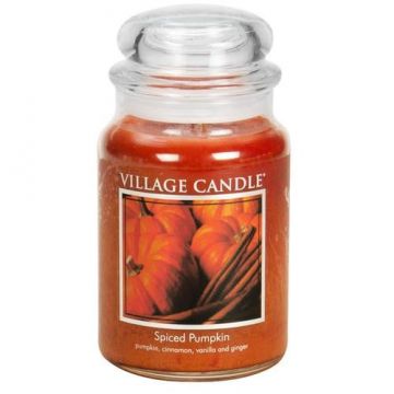 Village Candle Spiced Pumpkin - Large Apothecary Candle