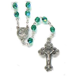 Roman Green Rosary Beads