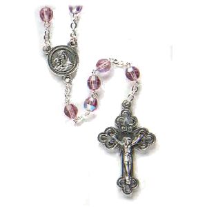 Roman Purple Rosary Beads