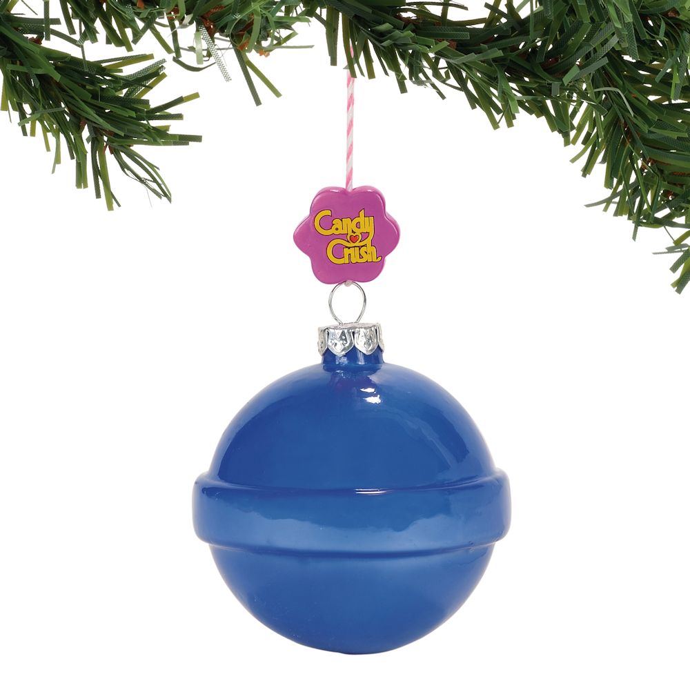 Department 56 Classic Brands Candy Crush Blue Candy Ornament