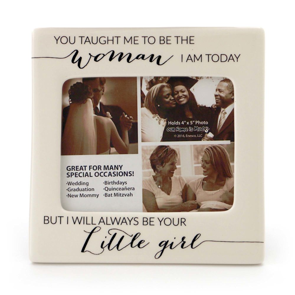 Our Name Is Mud Little Girl to Woman Photo Frame