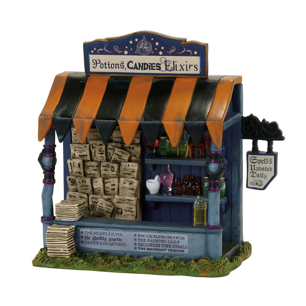 Department 56 Snow Village Halloween Spells and Potions Kiosk