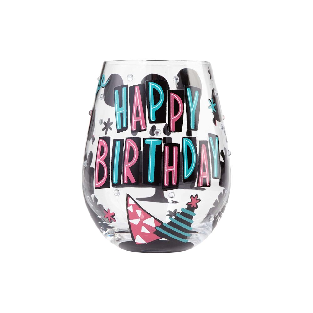 Lolita Happy Day Stemless Wine Glass