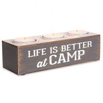 Pavilion Gift We People Life Is Better At Camp Tea Light Holder