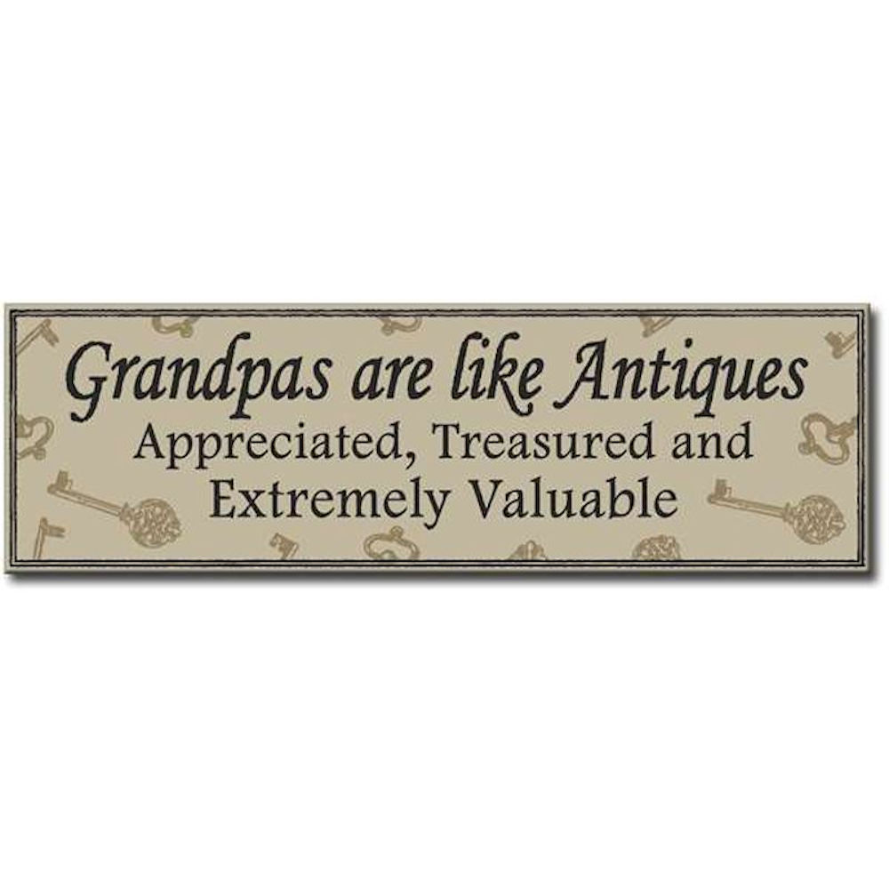 My Word! Grandpas Are Like 5 x 16 inch Sign