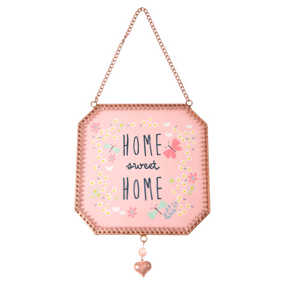 Pavilion Gift Bloom by Amylee Weeks Home Sweet Home Glass Sun Catcher