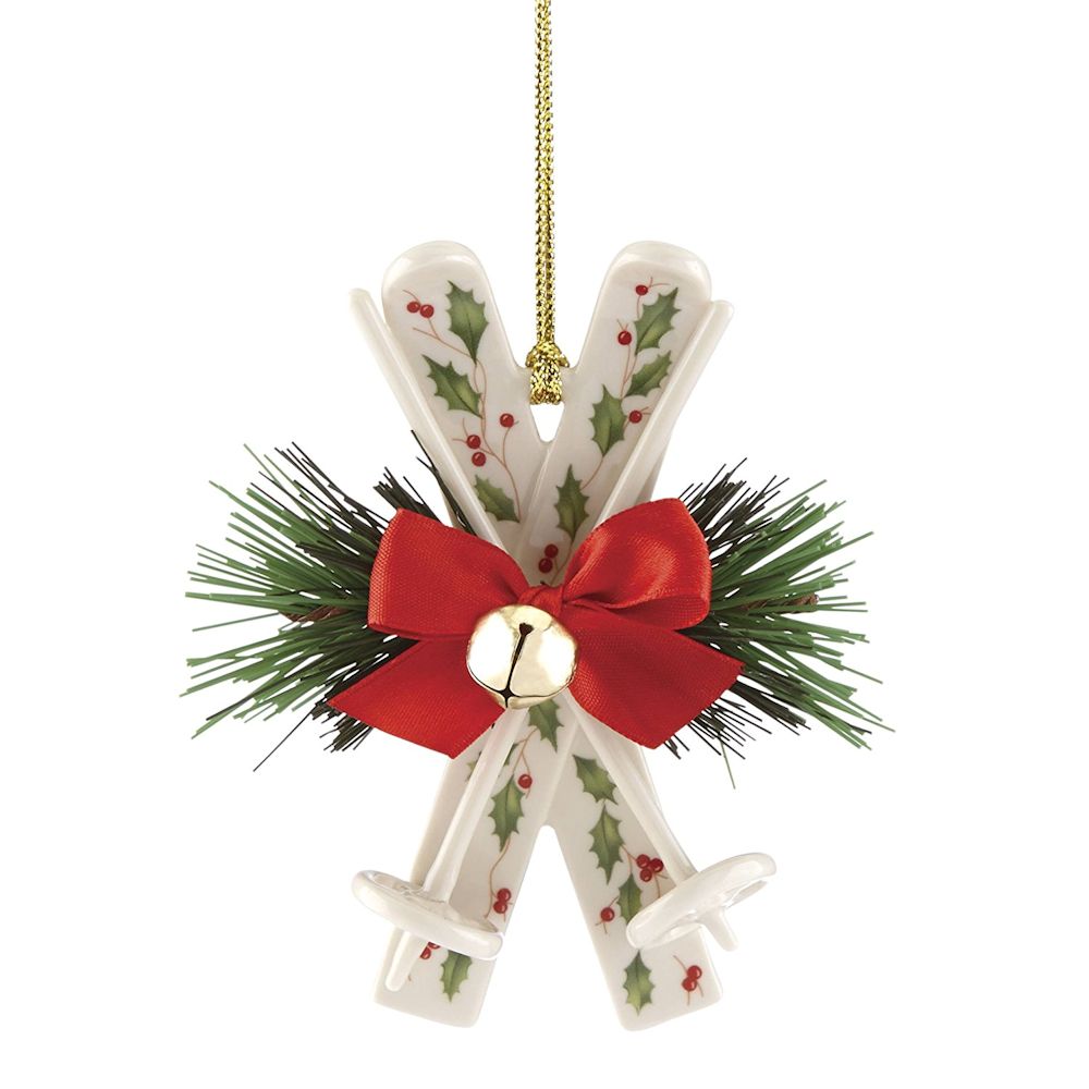 Lenox Holiday Skis Ornament
