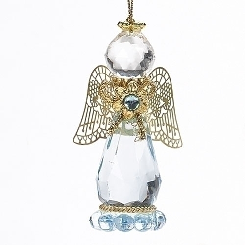Roman March Birthstone Angel Ornament