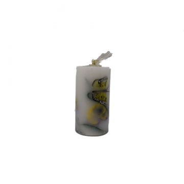 Hot Wax Candle Company Butterfly Garden Pillar Candle