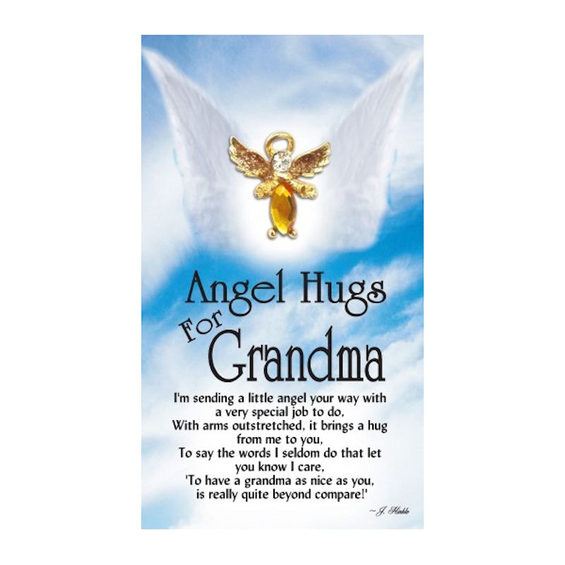 Thoughtful Little Angels Angel Hugs for Grandma Pin