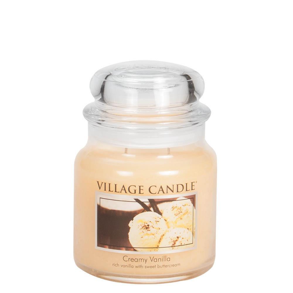 Village Candle Creamy Vanilla - Medium Apothecary Candle