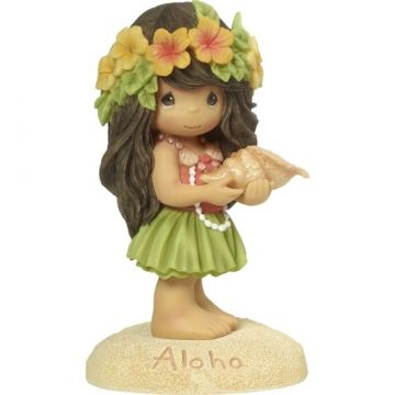 Precious Moments Aloha - Hawaiian Girl Figurine