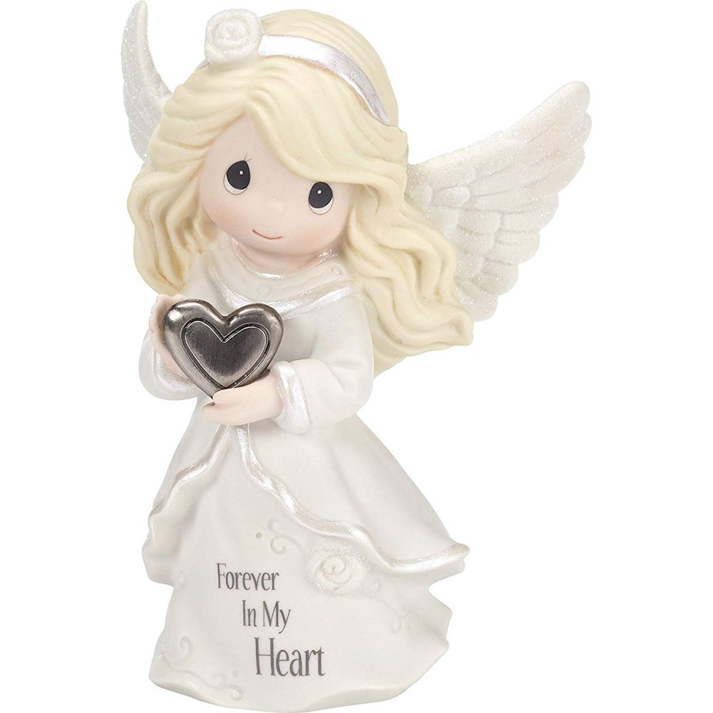Precious Moments Forever In My Heart Memorial Angel Figurine