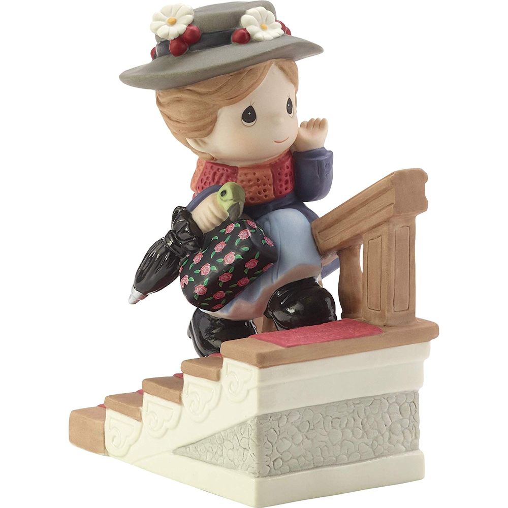 Precious Moments Disney Mary Poppins on Banister Figurine