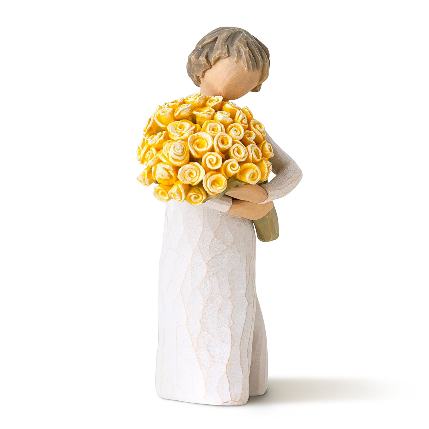 Willow Tree Good Cheer - Girl with Yellow Roses Figurine