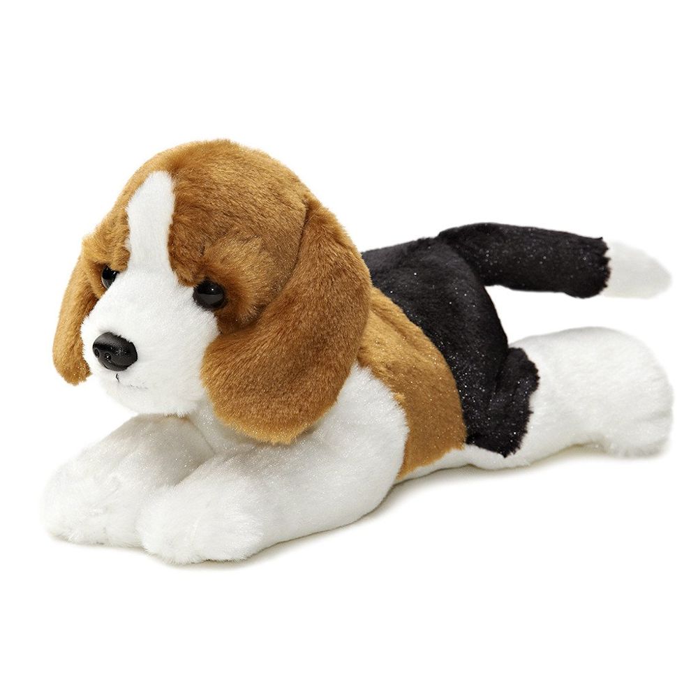 Aurora Mini Flopsie Homer the Beagle Plush Dog 8" Stuffed Animal