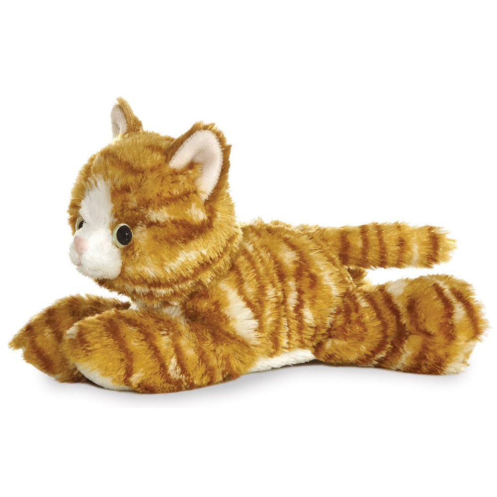 Aurora Mini Flopsie Molly the Orange Tabby Plush Cat 8" Stuffed Animal
