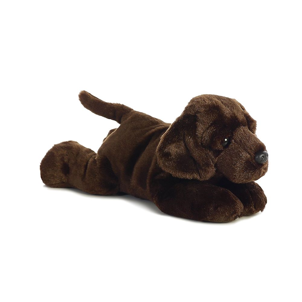 Aurora Flopsie Max the Chocolate Lab Plush Dog 12" Stuffed Animal