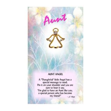 Thoughtful Little Angels Aunt Angel Pin