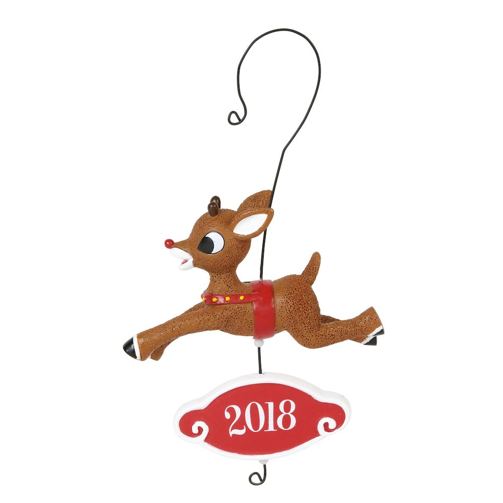 Department 56 Rudolph Dated 2018 Ornament