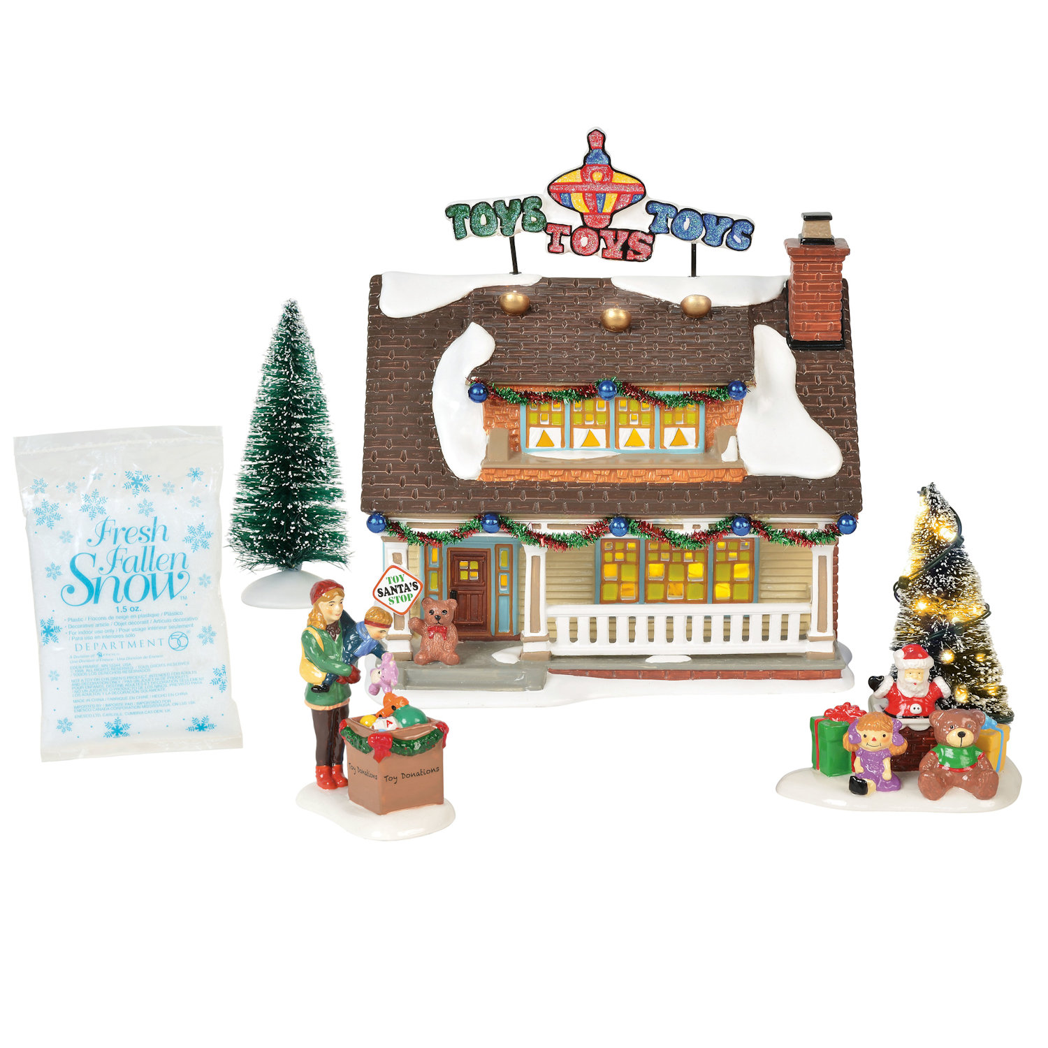 Department 56 Original Snow Village The Toy House Lighted Building