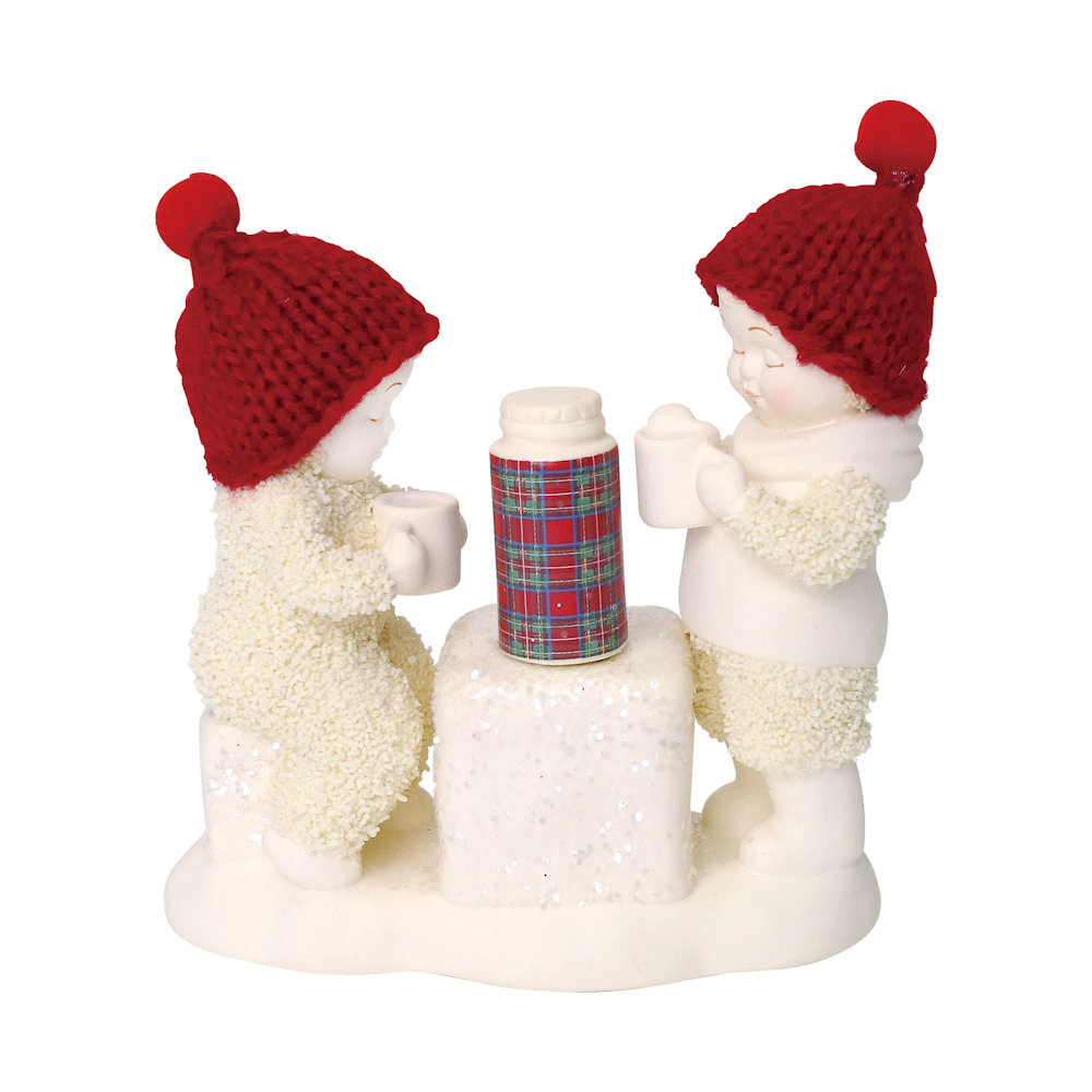 Snowbabies Classic Collection Cold Days, Warm Cocoa Figurine
