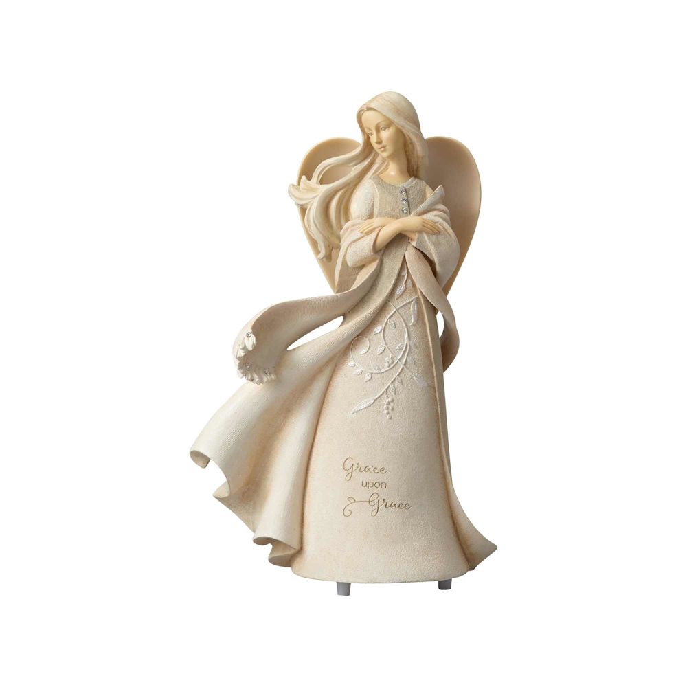 Foundations Grace Upon Grace Angel Figurine