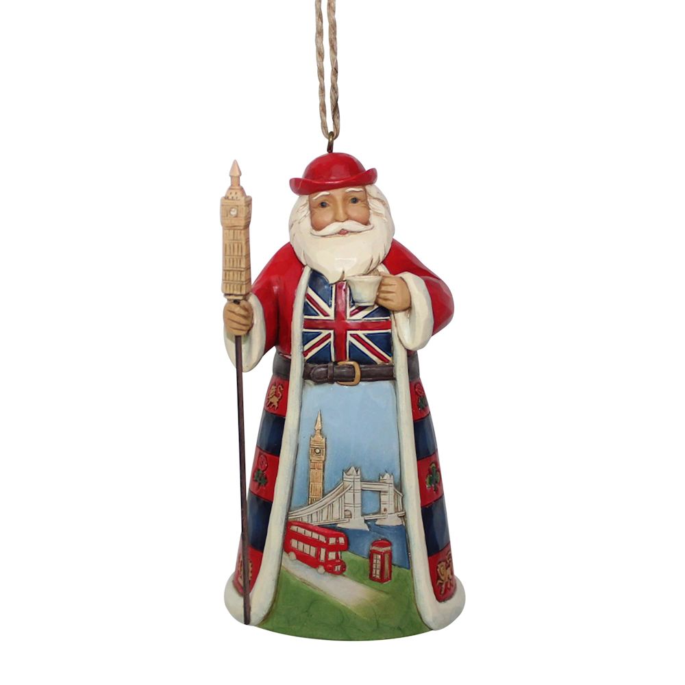 Heartwood Creek Santas Around the World British Santa Ornament