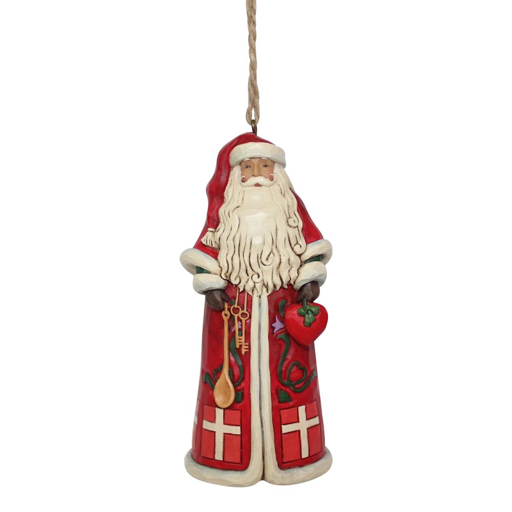 Heartwood Creek Santas Around the World Danish Santa Ornament
