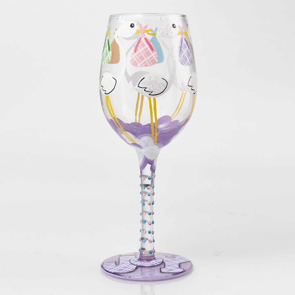 Lolita Bundle of Joy Wine Glass