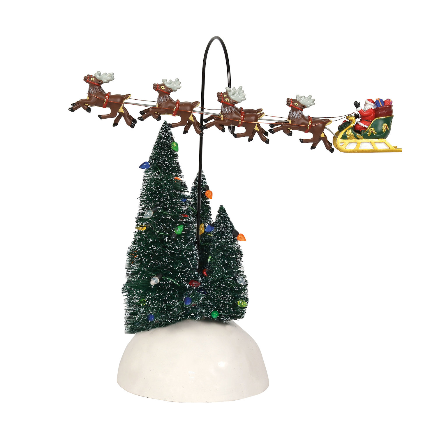 Department 56 Cross Village Product Up, Up And Away Flying Sleigh