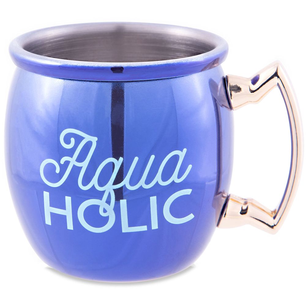 Pavilion Gift Aquaholic 2 oz Stainless Steel Moscow Mule Shot