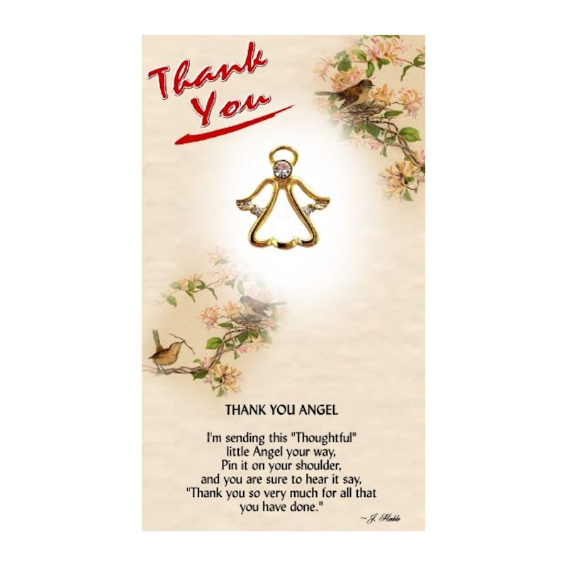 Thoughtful Little Angels Thank You Angel Pin