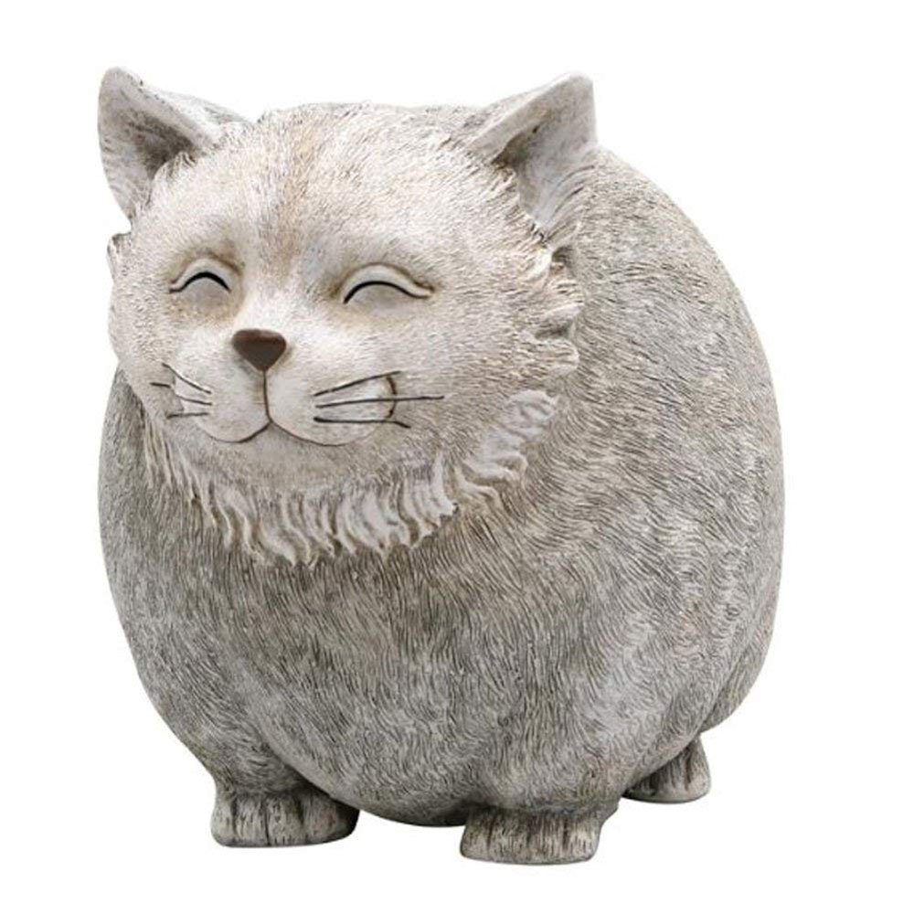 Roman Pudgy Pals Cat Garden Statue
