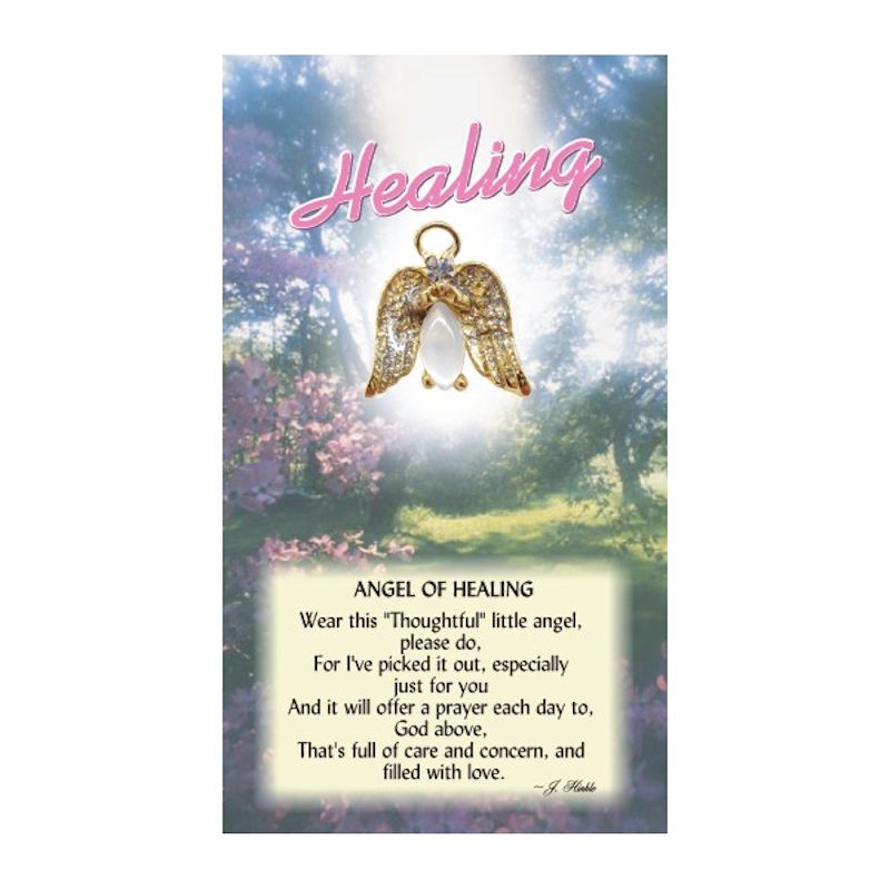 Thoughtful Little Angels Angel of Healing Pin