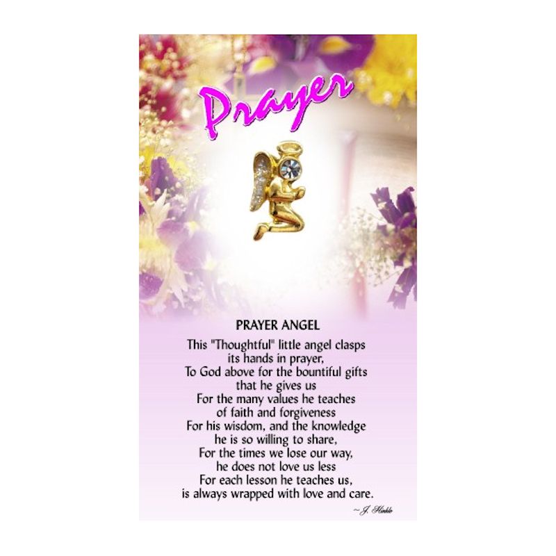 Thoughtful Little Angels Prayer Angel Pin