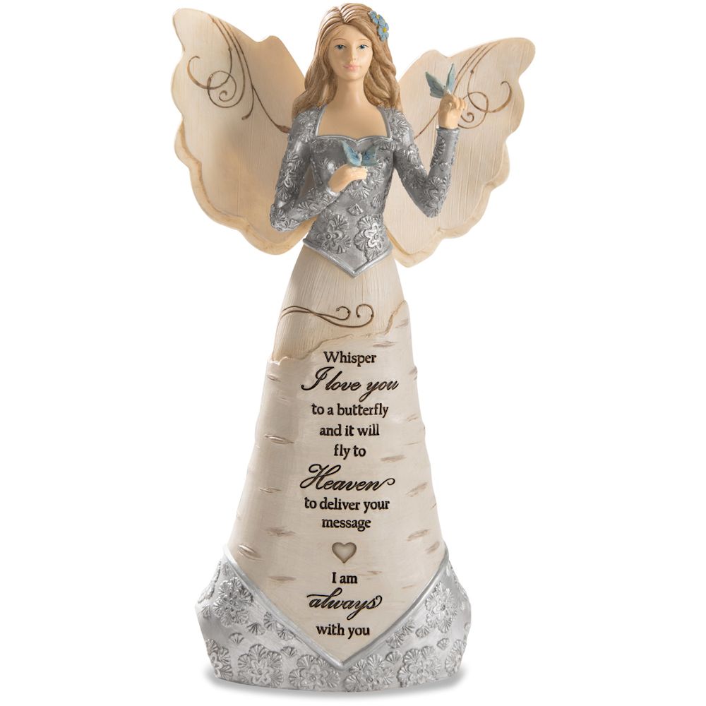 Pavilion Gift Butterfly Angel Holding Butterfly Figurine