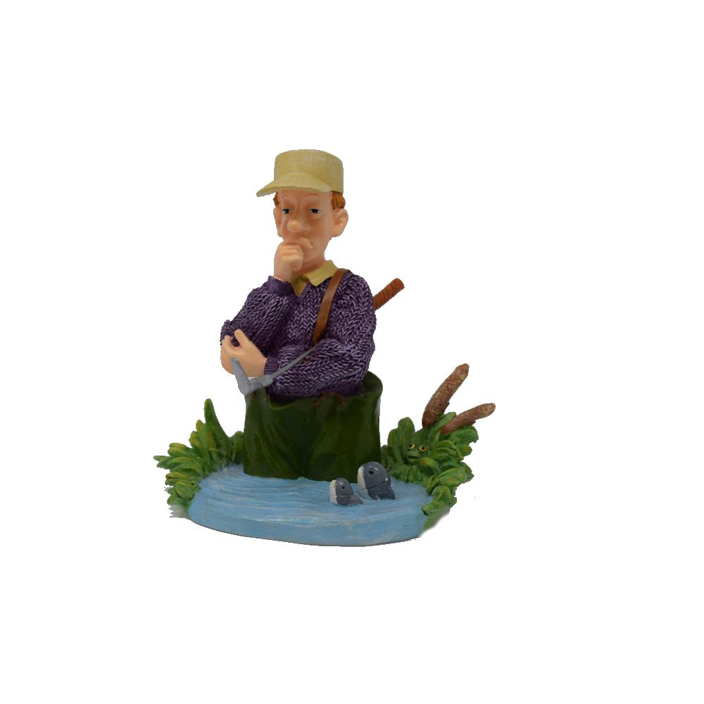 Enesco Golfer in Waterhole Figurine