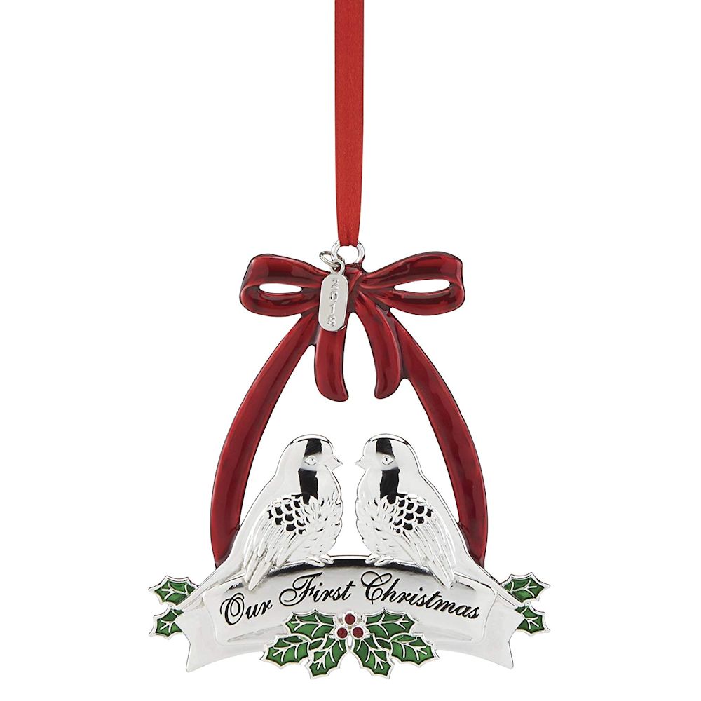 Lenox 2018 Our First Christmas Doves Ornament