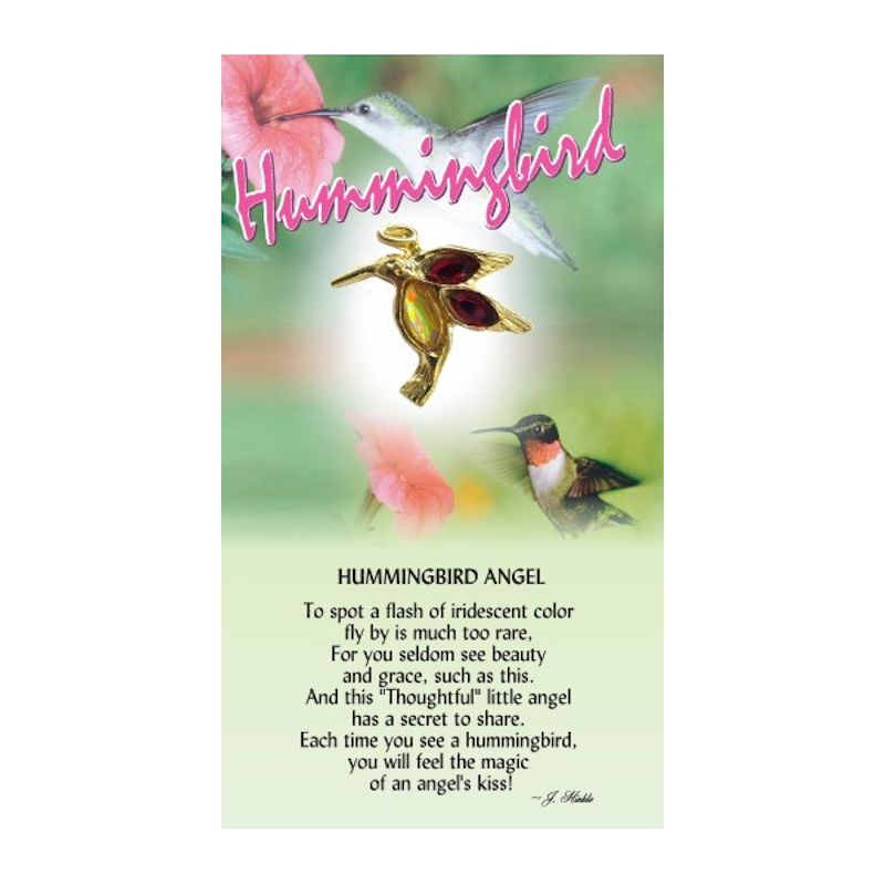 Thoughtful Little Angels Hummingbird Angel Pin