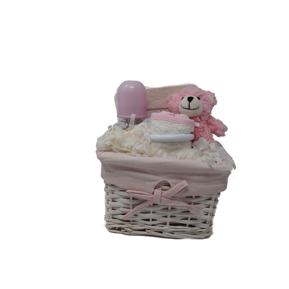 Stephan Baby Pink Bear Rattle Gift To Go