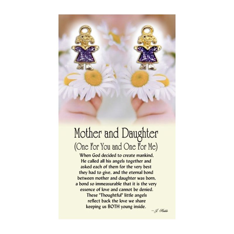 Thoughtful Little Angels Mother and Daughter Pins
