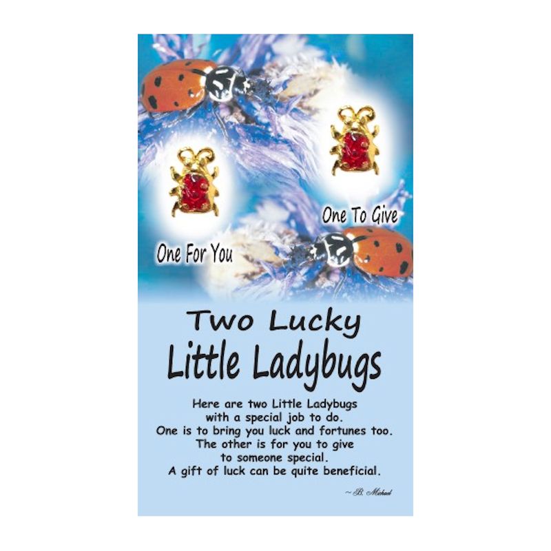 Thoughtful Little Angels Two Lucky Little Ladybugs Pins