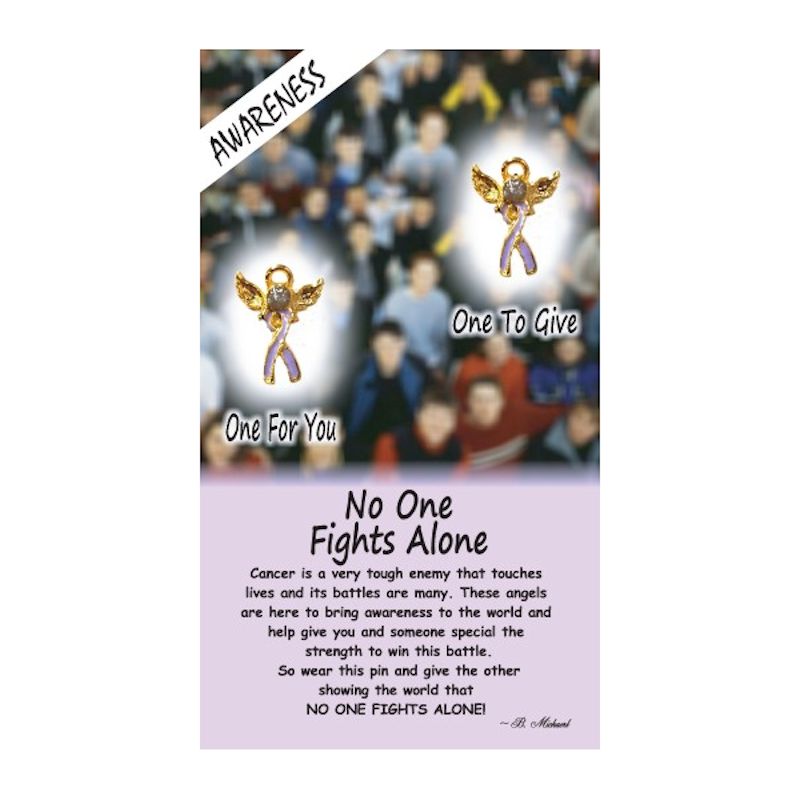 Thoughtful Little Angels No One Fights Alone Pins