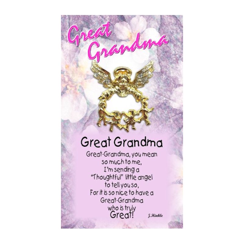 Thoughtful Little Angels Great Grandma Pin