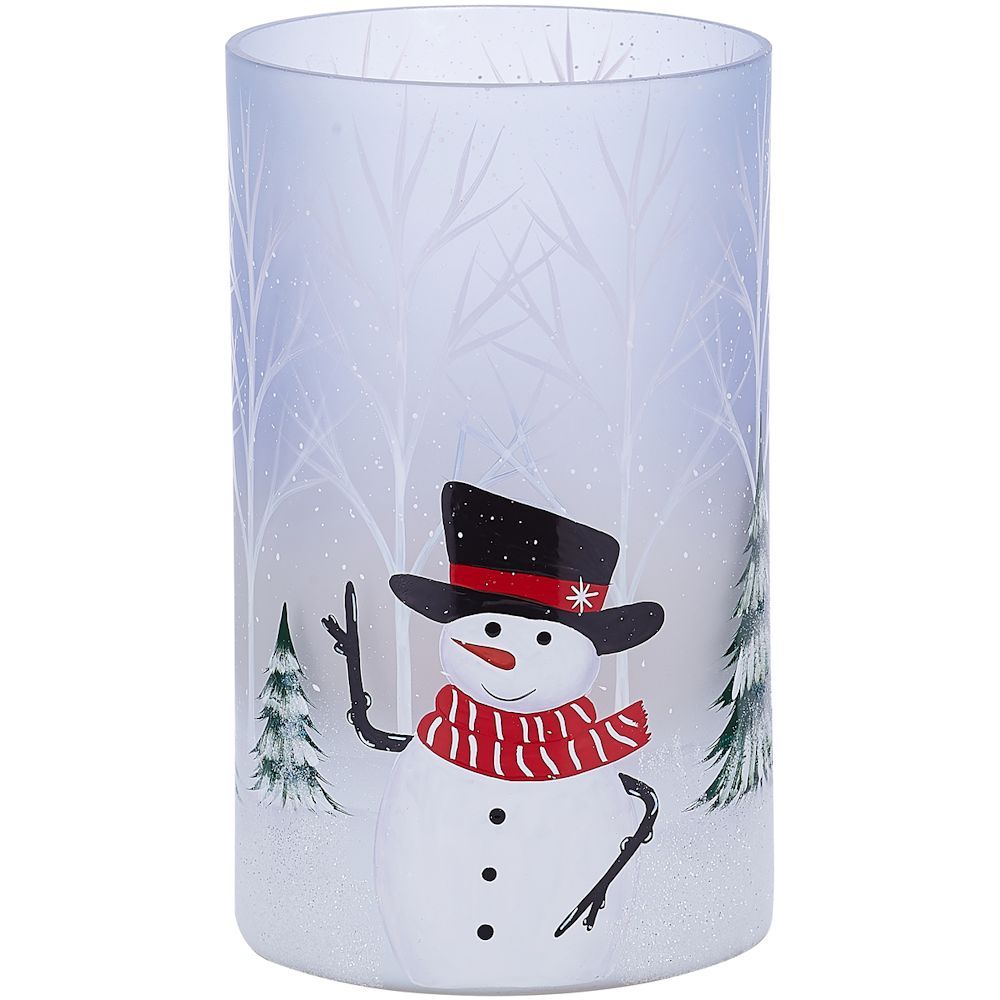 Pavilion Gift Snowman Jar Candle Holder